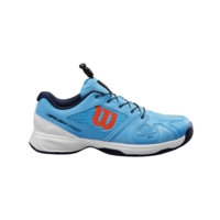 Wilson Rush Pro Quicklace Bonnie Blue/Tangerine Junior Shoe image