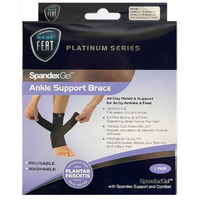Platinum Series SpandexGel Ankle Support Brace - For Plantar Fasciitis image