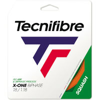 Tecnifibre X-One Biphase 1.18 Orange Squash String Set image