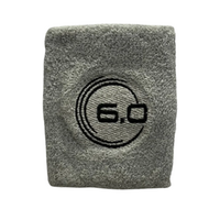 Six Zero Sweat Wrist Bands - Grey image