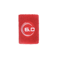 Six Zero Sweat Wrist Bands - Red image