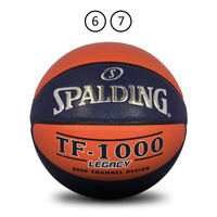 Spalding TF-1000 Legacy Basketball - Orange/Navy  image