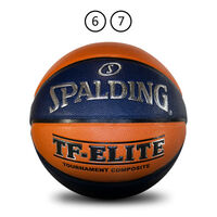 Spalding TF-ELITE Basketball - Orange/Navy image