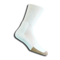 Thorlo Tennis Crew Socks Thick Cushion White Multiple Sizes image