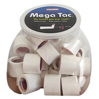 Tourna Jar of 36 Mega Tac Rolls - Tacky Grip - White image