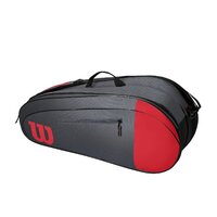 Wilson Team 6 Tennis Bag Red/Grey image