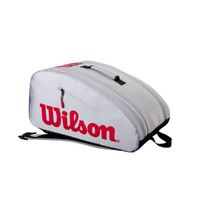 Wilson Pickleball 3R Super Tour Bag - Grey/Black/Red image