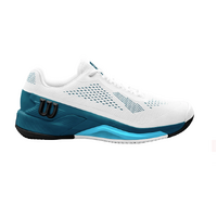 Wilson Mens Rush Pro 4.0 - White/Blue Coral image