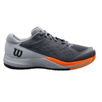 Wilson Mens Rush Pro Ace (2E Width) - Ebony/Quarry/Shocking Orange image