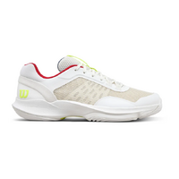 Wilson Mens Hurakn Pro V2 Padel Shoes - Snow White / Safety Yellow image