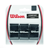 Wilson Ultra Wrap Overgrips 3 Pack - Black image