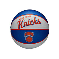 Wilson NBA Team Retro Mini Basketball - New York Knicks image