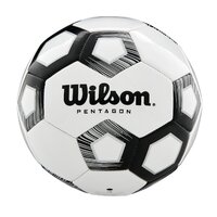 Wilson Pentagon Soccer Ball - White/Black image