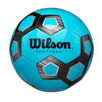 Wilson Pentagon Soccer Ball - Blue/Black Size 5 image