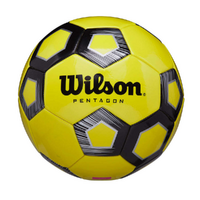 Wilson Pentagon Soccer Ball - Yellow/Black Size 5 image