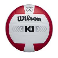 Wilson K1 Silver Volleyball - Red/White image