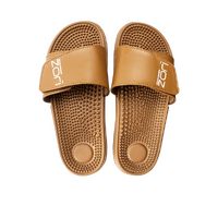 Neat Zori Massage Orthotic Slides - Brown(Cognac) image
