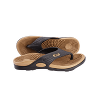 Neat Zori Massage Orthotic Thongs - Brown (Cognac) image