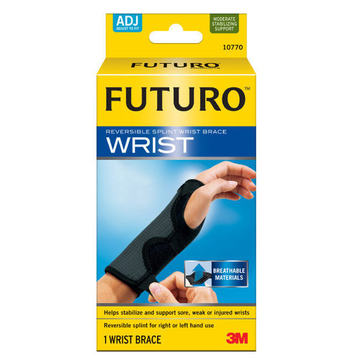 Futuro Reversible Splint Wrist Brace - For Right Or Left Hand Use 