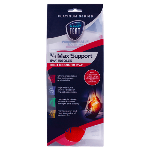 Platinum Series 3/4 Max Support EVA Insoles [Size : Small]
