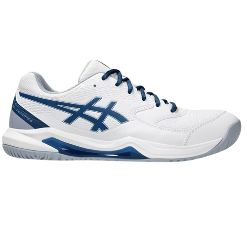 Asics Mens Gel Dedicate 8 HC - White/Mako Blue [Size: US 11]