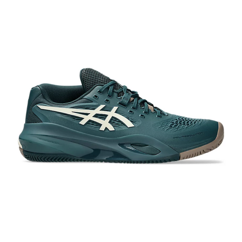 Asics Mens Gel Resolution X Clay - Saxon Green/Birch [Size: US 7]