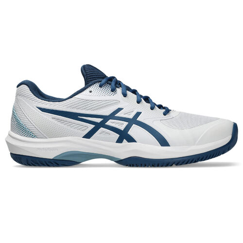 Asics Mens Game FF Pickleball Shoe - White/Twilight Blue [Size : US - 8]