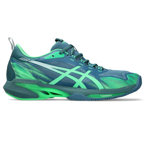Asics Mens Sonic Smash - Saba Blue/Vital Green [Size : US - 7.5]