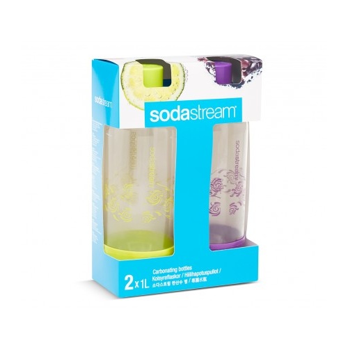 Soda Stream Carbonating Bottles 1L Summer Edition Set of 2