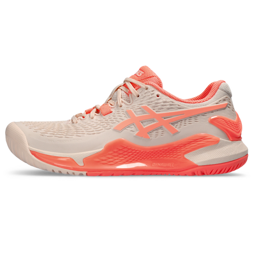 Asics Womens Gel Resolution 9 - Pink/Sun Coral [Size : US 7]