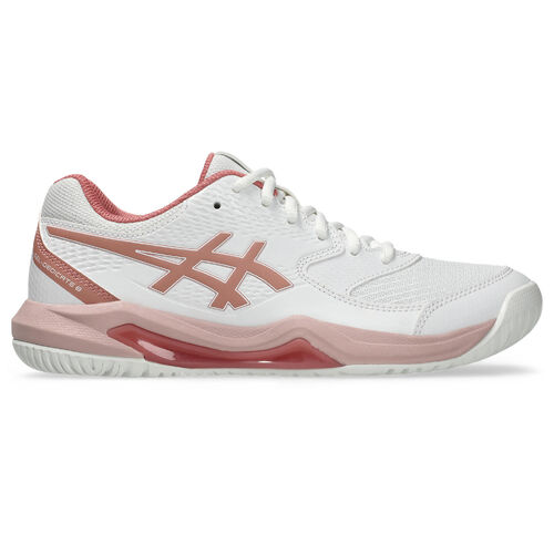 Asics Womens Gel Dedicate 8 (HC) - White/Rose Rouge [Size : US - 6.5]