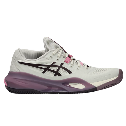 Asics Womens Gel Resolution X (Clay) - Soft Oat/Dark Aubergine [Size : US - 6]