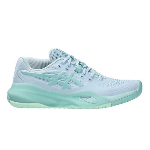 Asics Womens Gel Resolution X (B) (HC) - Light Blue/Oasis Green [Size : US - 6]