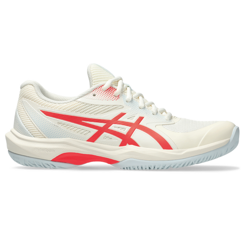 Asics Womens Game FF Pickleball - Cream/Red Flash [Size : US - 7]