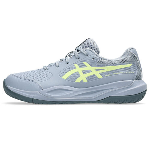 Asics Junior Gel Resolution X GS - Grey Blue/Pistachio [Size : US - 2]