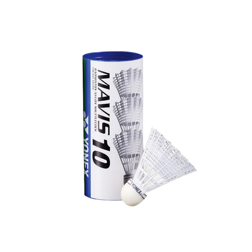 Yonex Mavis 10B Nylon Badminton (3) Shuttlecocks (Middle- Blue)