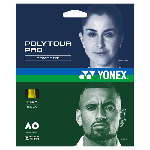 Yonex Poly Tour Pro 1.25/16L Yellow -12m Set