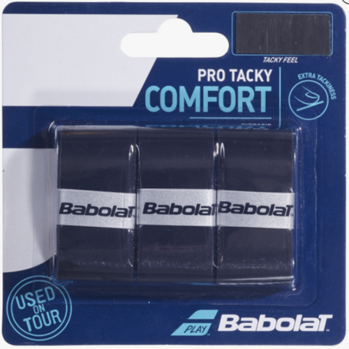 Babolat Pro Tacky Overgrip 3 Pack Black