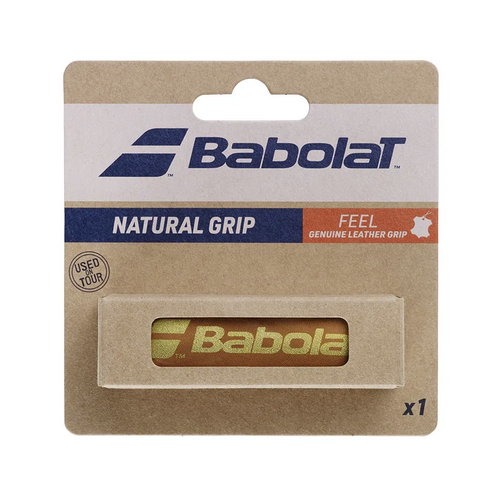 Babolat Natural Leather Grip – Genuine Tan