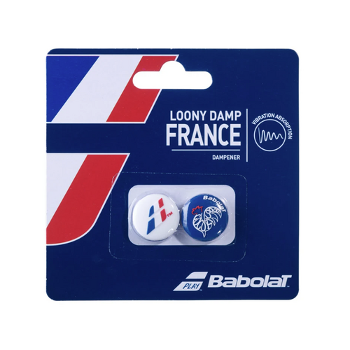 Babolat Loony Damp France Dampeners -White/Blue/Red
