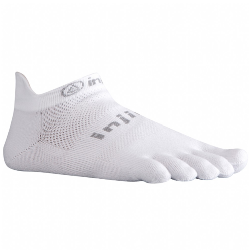 Injinji Run 2.0 Lightweight No Show Socks [Colour: White] [Size: Large]