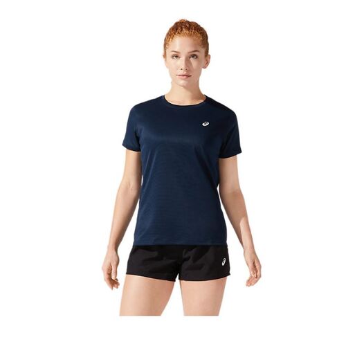 Asics Womens Short Sleeve Top - French Blue  [Size : Large ]