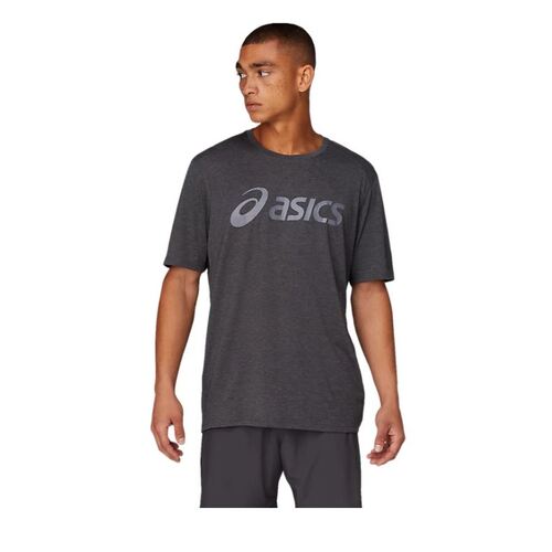 Asics Mens Triblend Training Short Sleeve Top - Grey  [Size: Medium]
