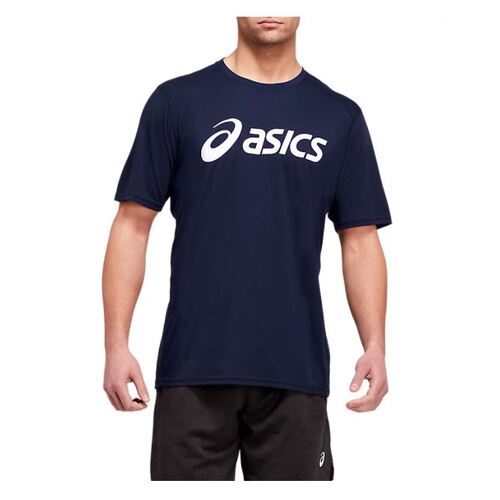 Asics Triblend Training Short Sleeved Top - Peacoat [Size: Small]