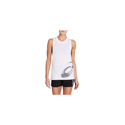 Asics Womens Core Graphic Tank - White [Size: US Small]