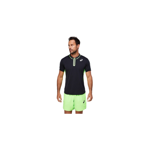 Asics Mens Match Polo Shirt - Black [Size : Small]