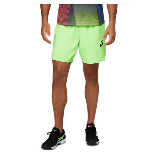 Asics Mens Match 7 Inch Shorts - Green [Size : Small]