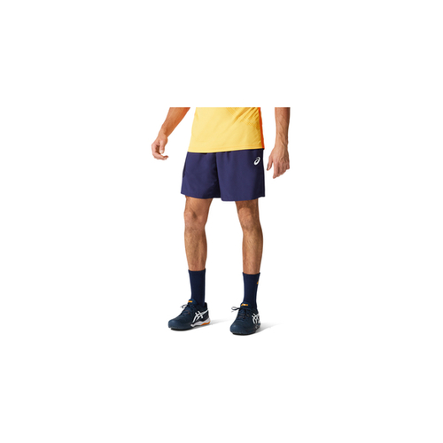 Asics Mens Court 7" Shorts - Peacoat Blue  [Size : Small]