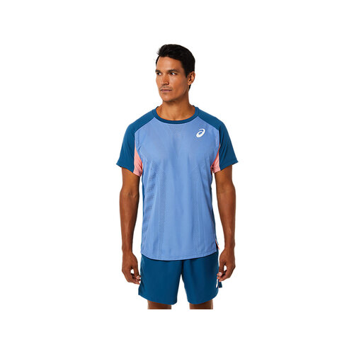 Asics Mens Actibreeze SS Top - Light Indigo 2022 [Size : US - XL]
