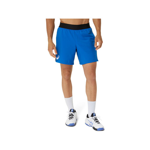 Asics Mens Match 7" Shorts - Tuna Blue [Size : US - Small]